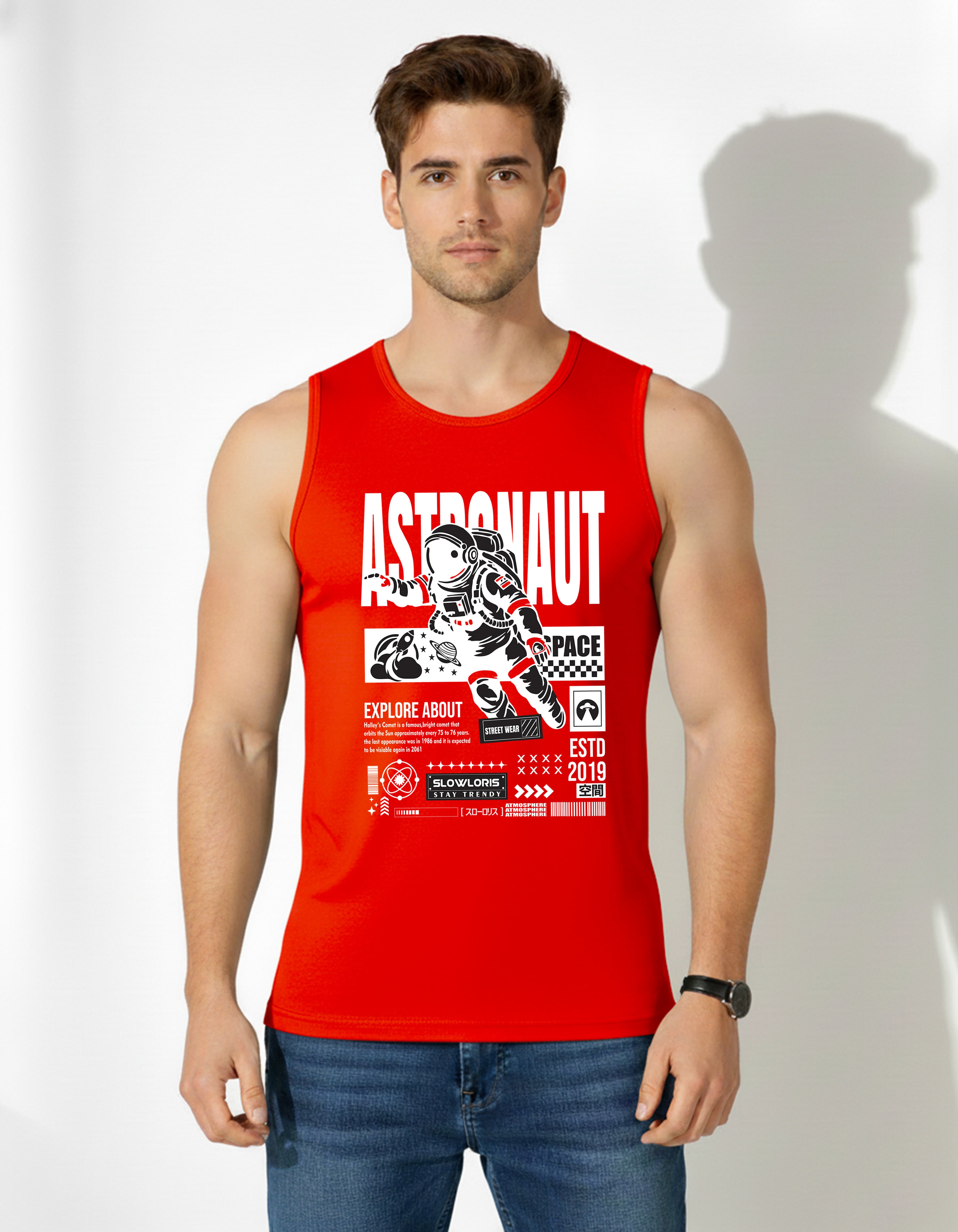 SL-26-FRT-ASTRO-RED-2XL Front View