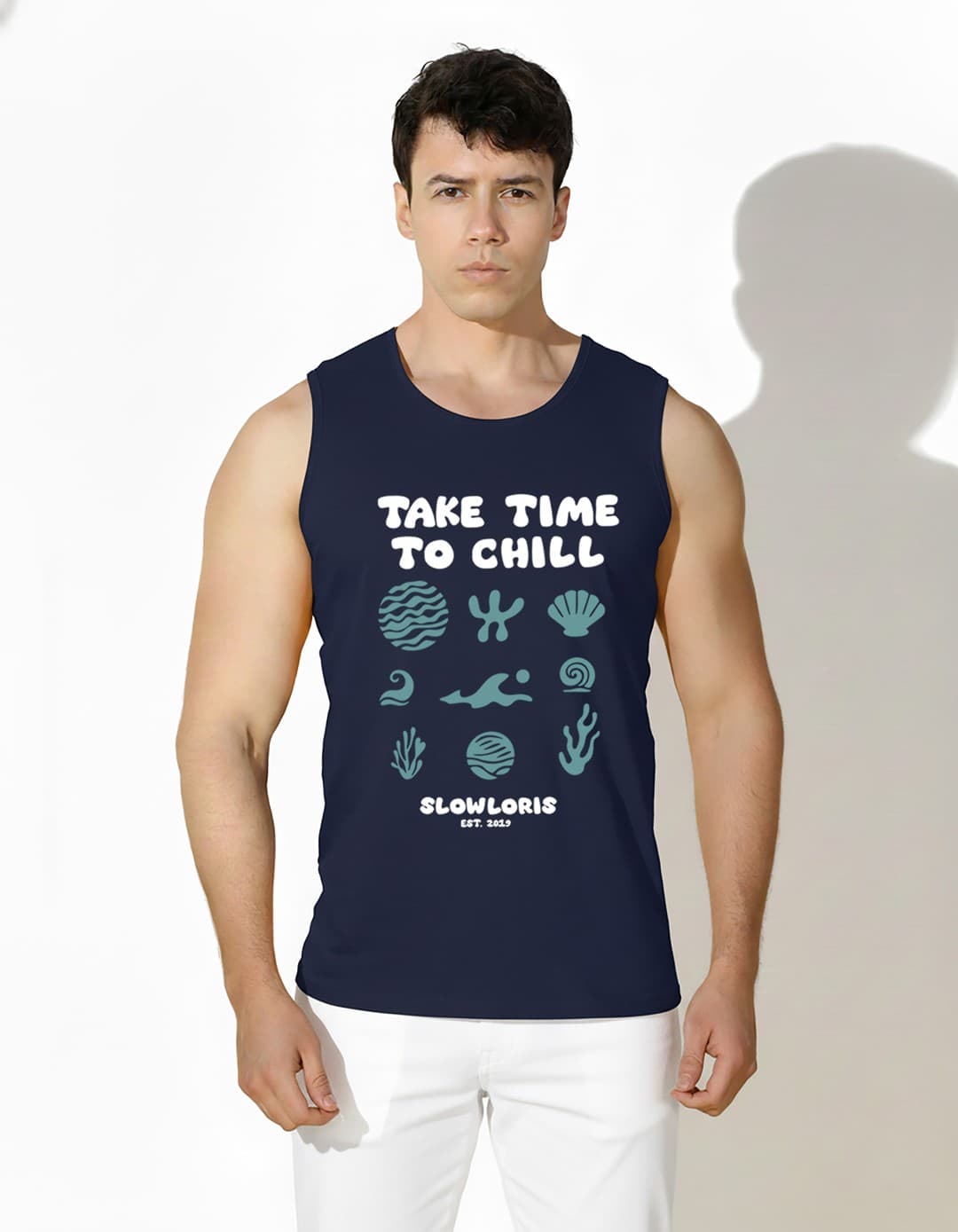 SL-26-FRT-CHILL-NVY-L Front View